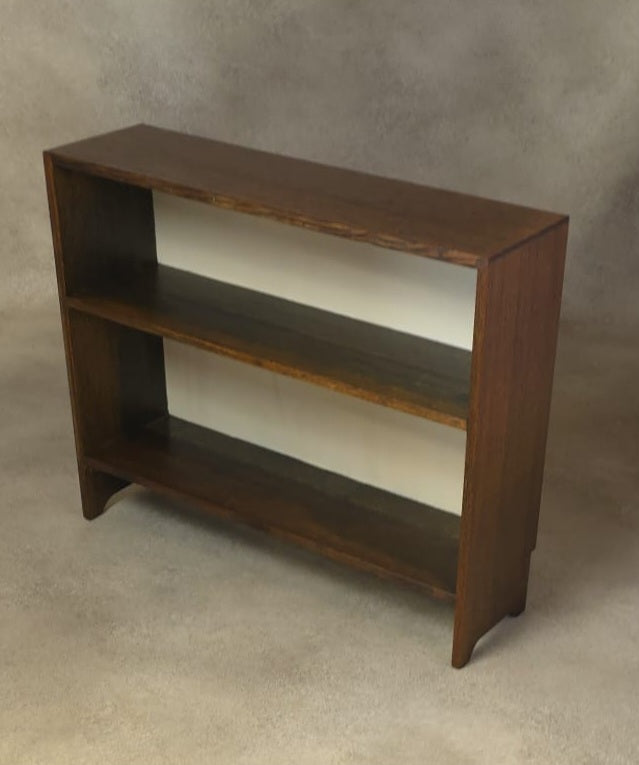Vintage Oak Bookcase Small - 2 Shelves