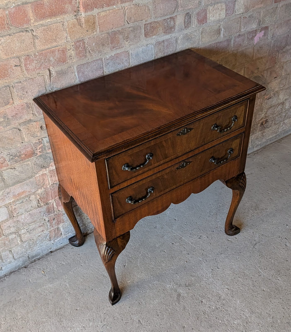 Vintage Reproduction Mahogany Low Boy Hall Table