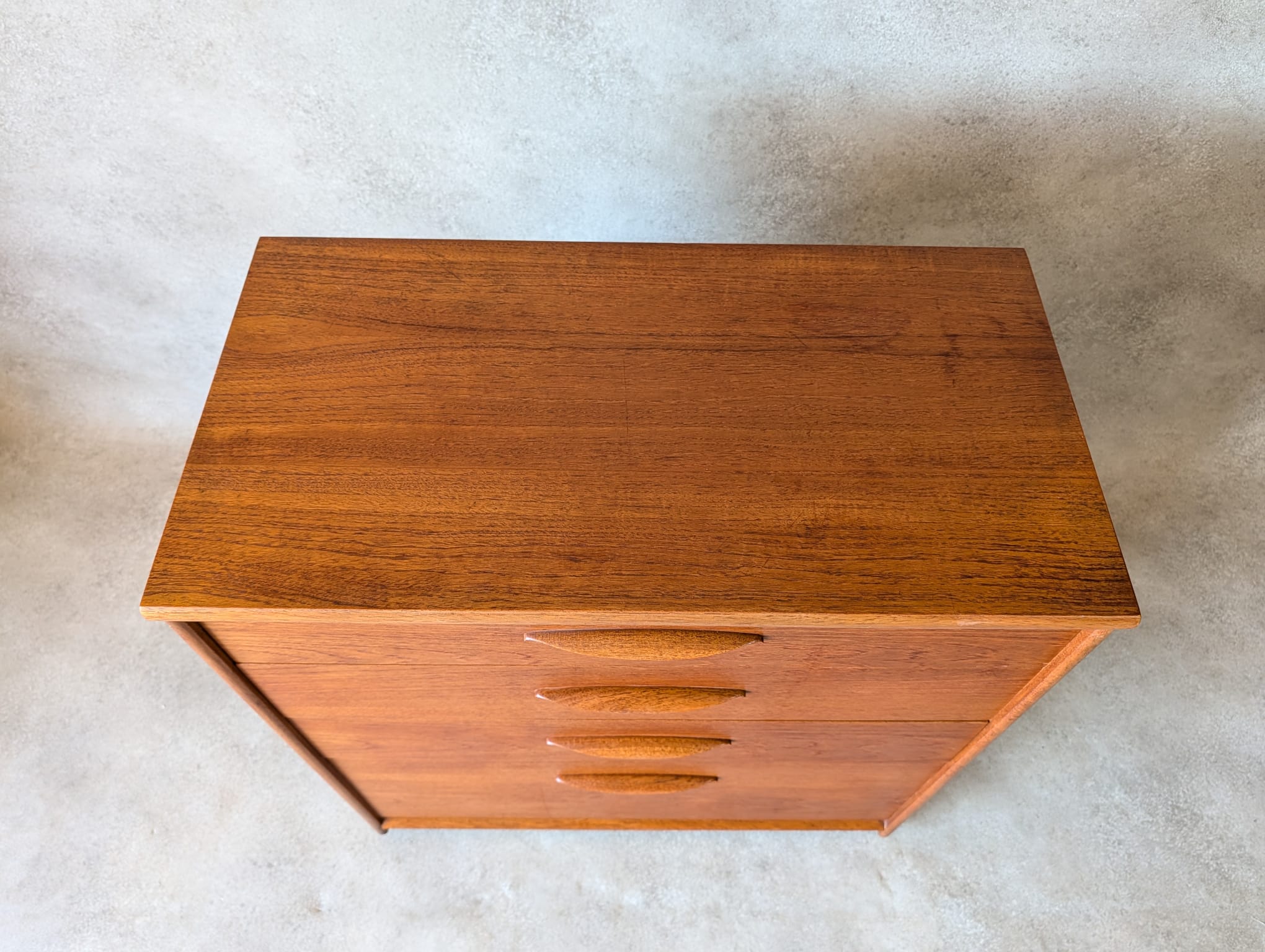 Mid Century Teak Austinsute Chest Of Drawers Vintage Frank Guille 4 Drawer Chest