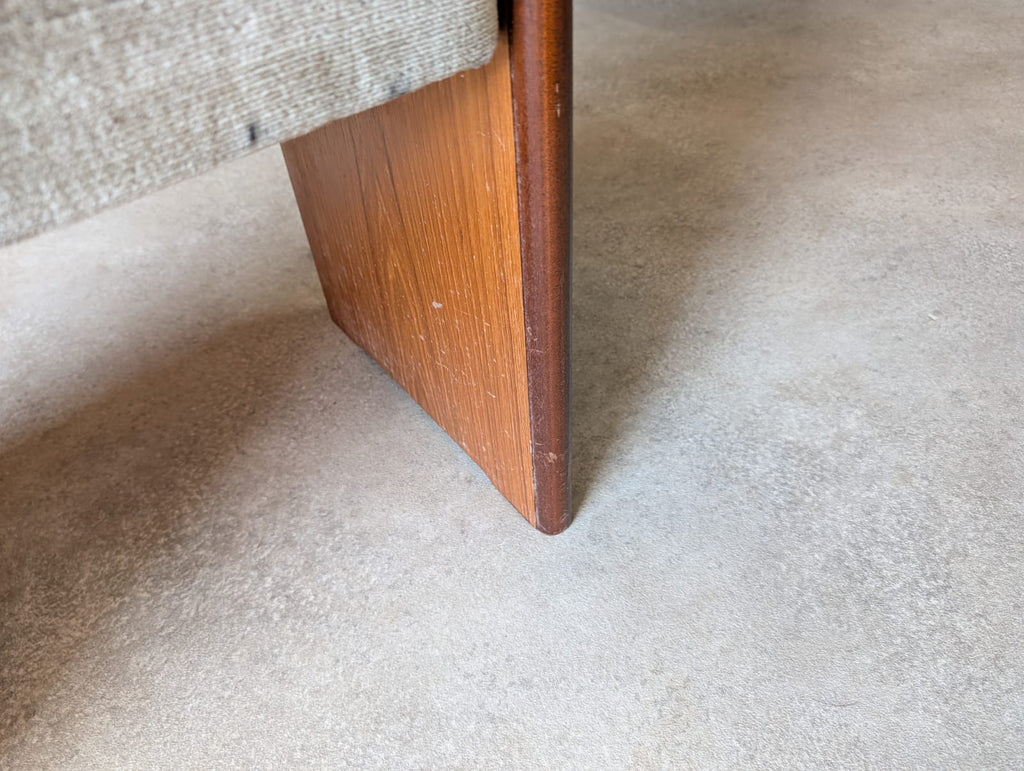 Mid Century Teak 1970s Dressing Table Stool