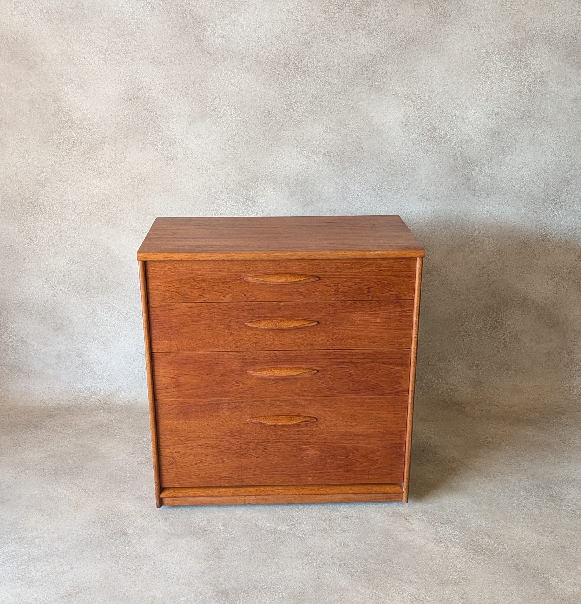 Mid Century Teak Austinsute Chest Of Drawers Vintage Frank Guille 4 Drawer Chest