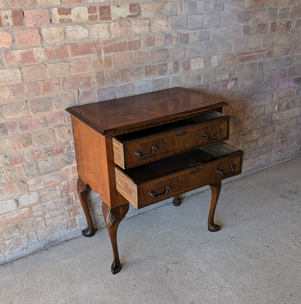 Vintage Reproduction Mahogany Low Boy Hall Table