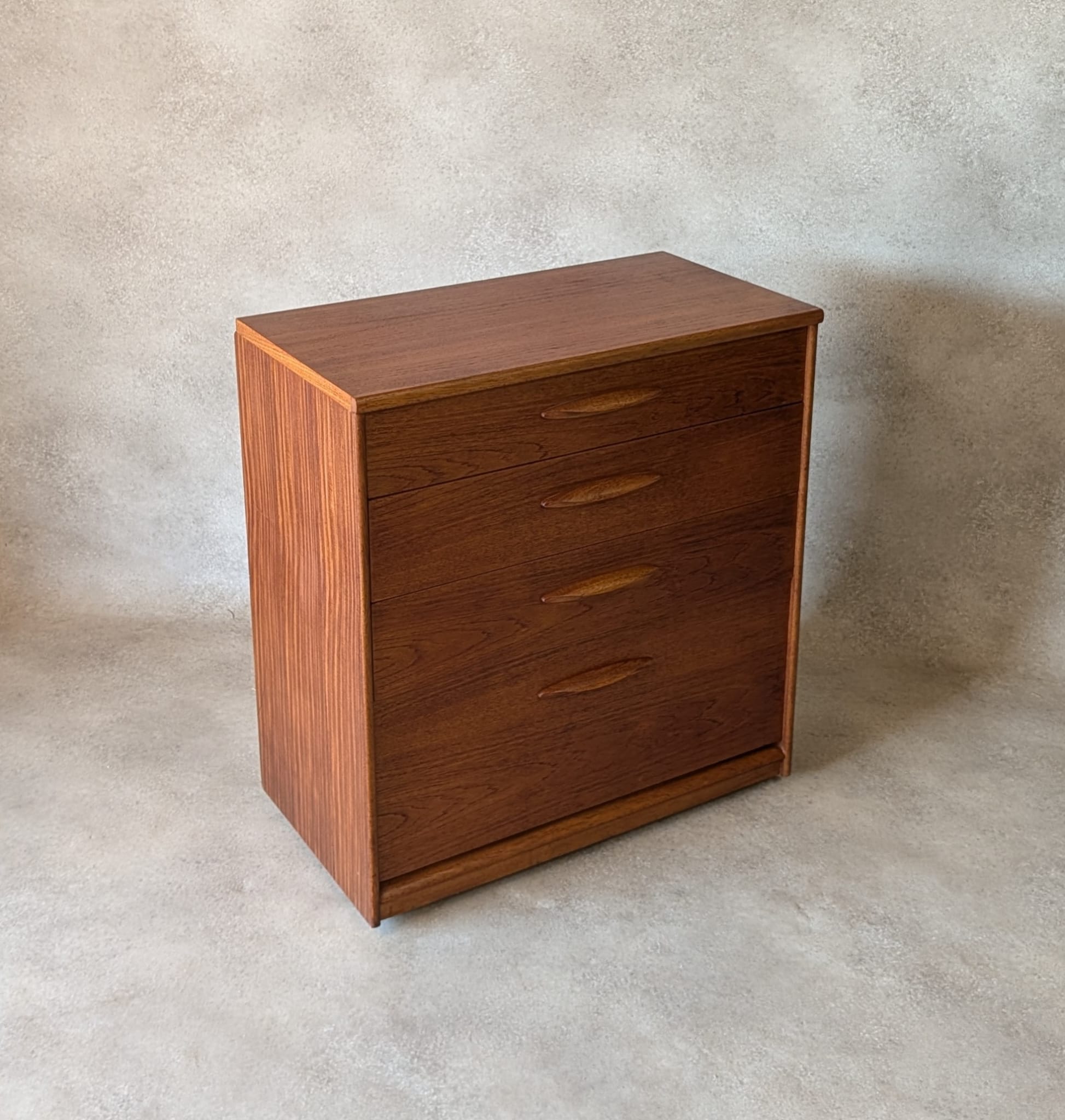 Mid Century Teak Austinsute Chest Of Drawers Vintage Frank Guille 4 Drawer Chest