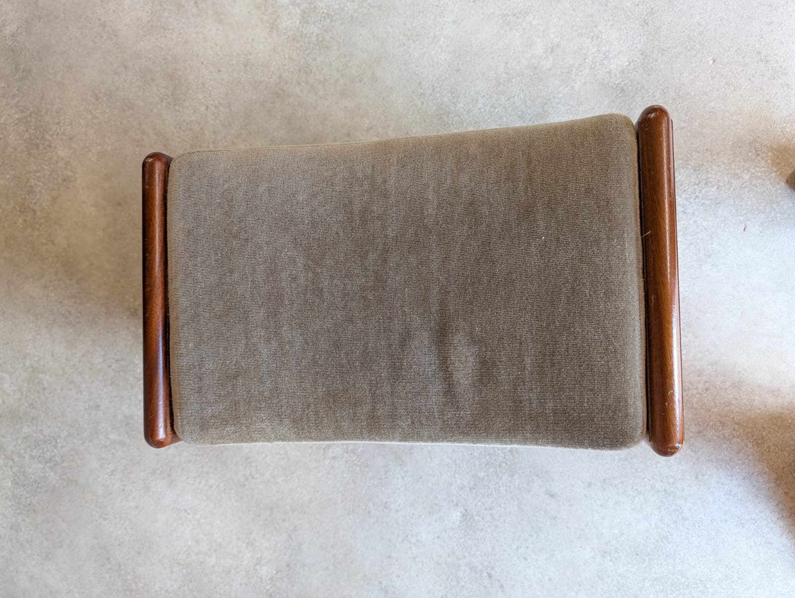 Mid Century Teak 1970s Dressing Table Stool