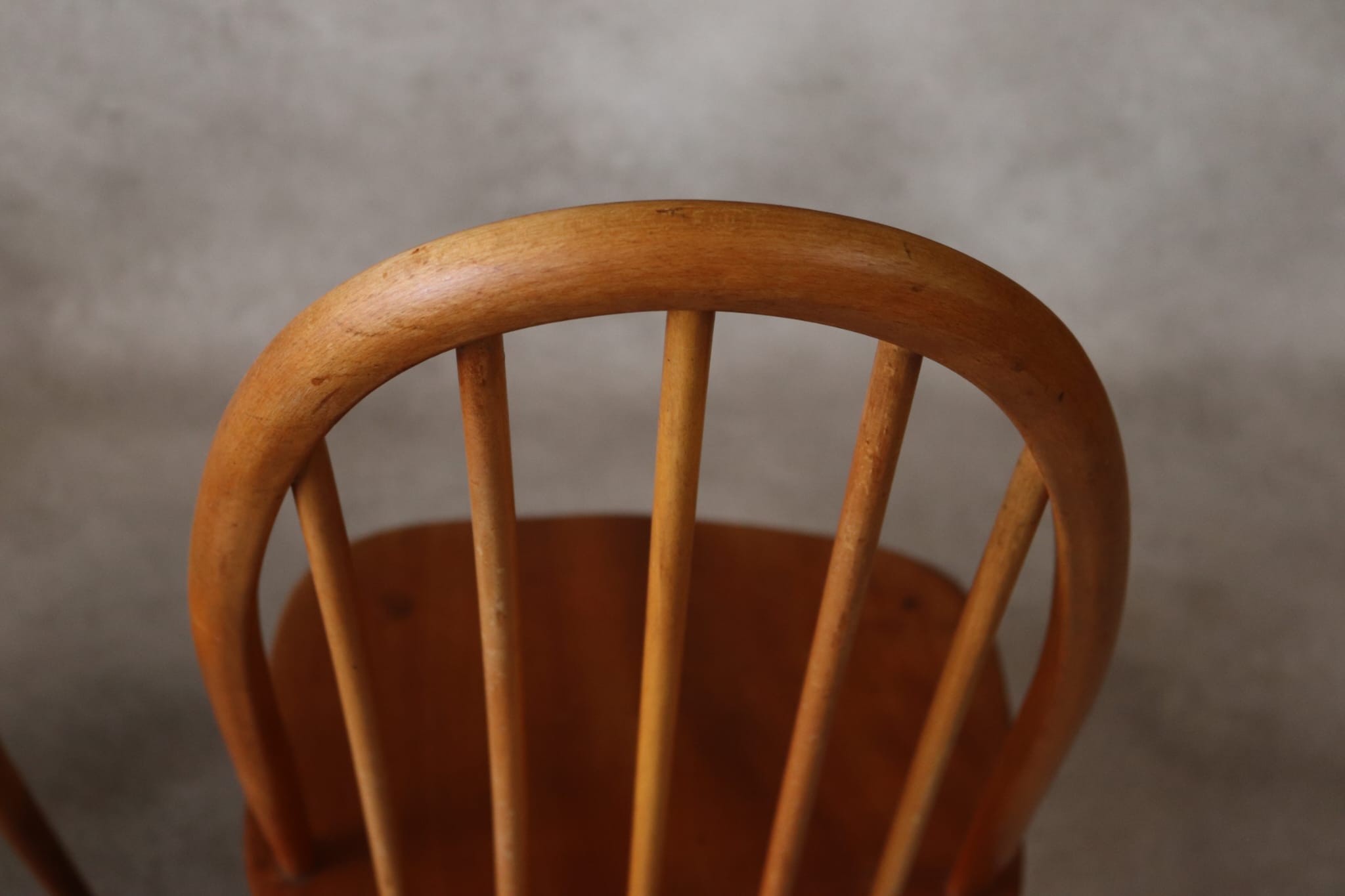 Pair Of Mid Century Ercol Elm & Beech Quaker Dining Chairs
