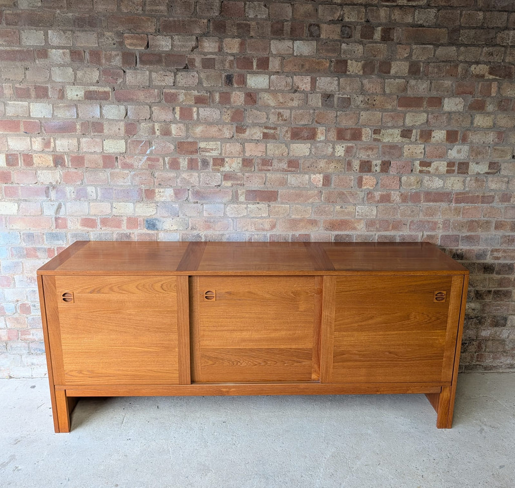 E. Jakobsen Skive Denmark Mid-Century Teak Sideboard Credenza
