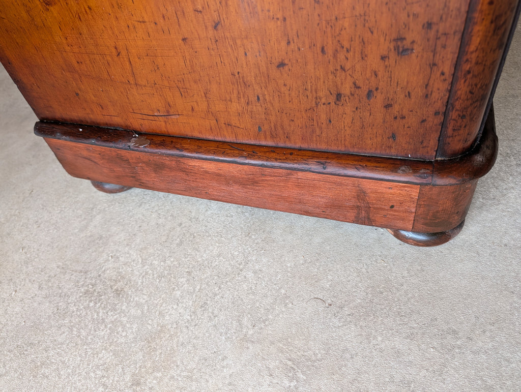 Victorian Mahogany Chest Of Drawers Antique 19th Century Tall Bedroom Drawers