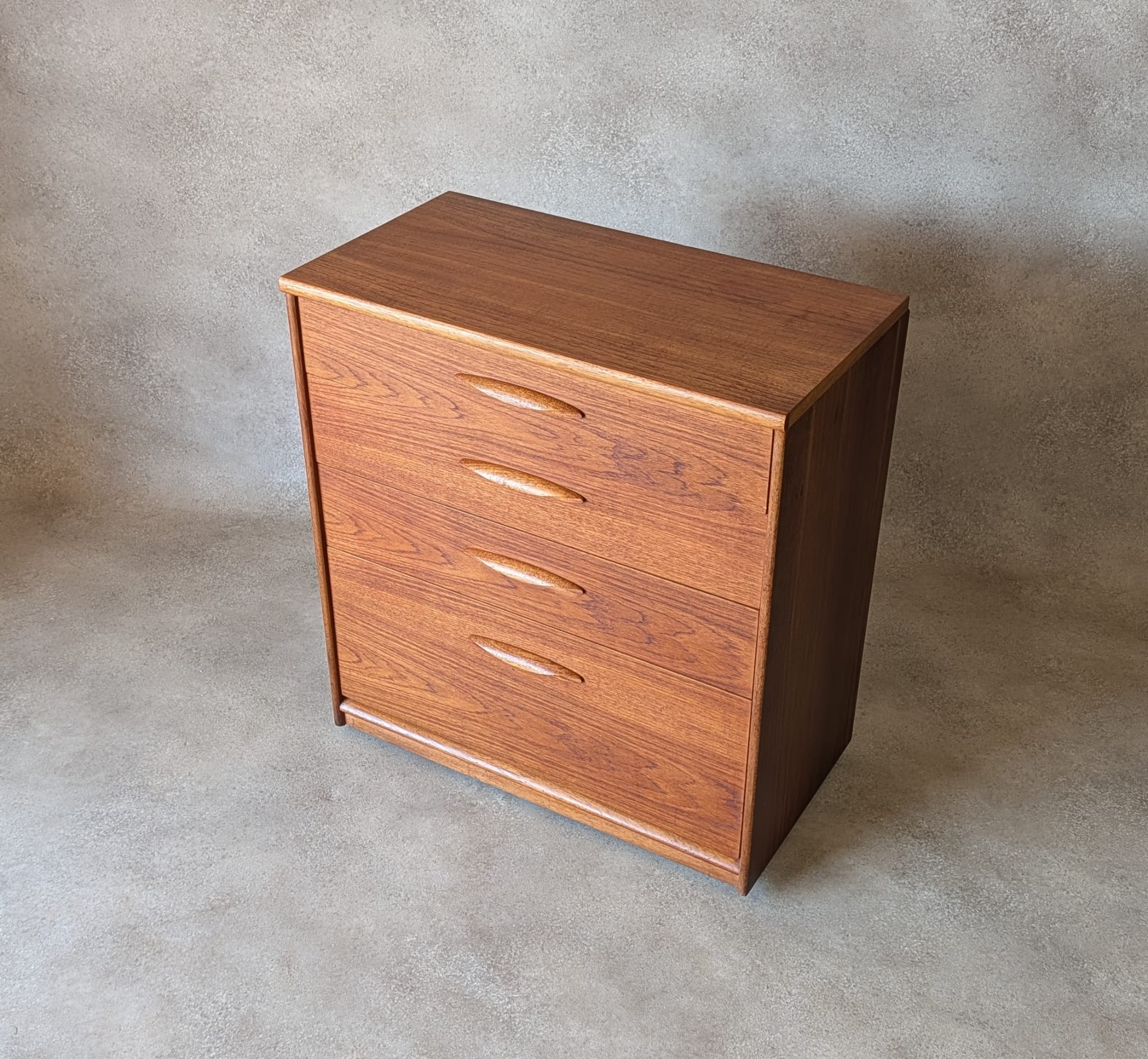 Mid Century Teak Austinsute Chest Of Drawers Vintage Frank Guille 4 Drawer Chest
