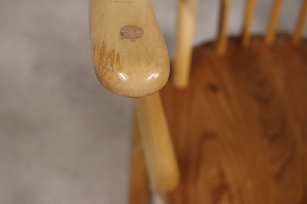 Vintage Ercol Windsor Quaker Rocking Chair - Model 428 - Blonde