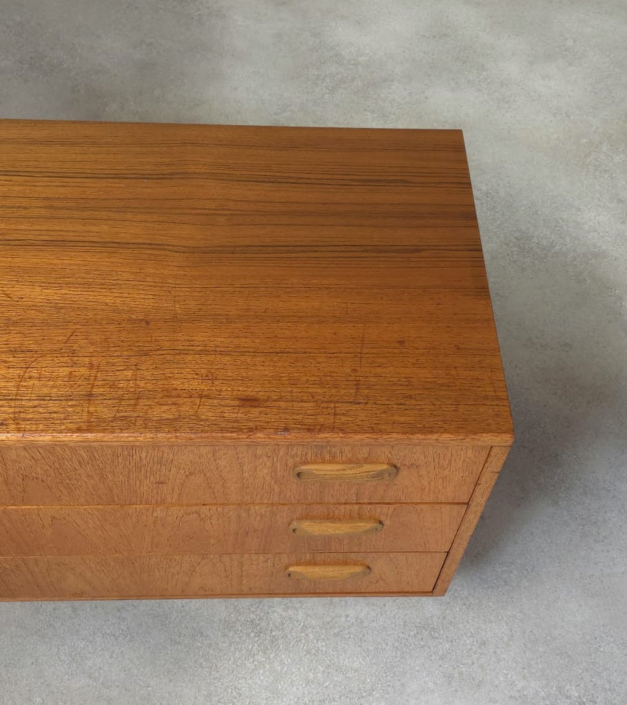 Mid Century G Plan Fresco Teak Chest Of Drawers - 3 Drawer Chest