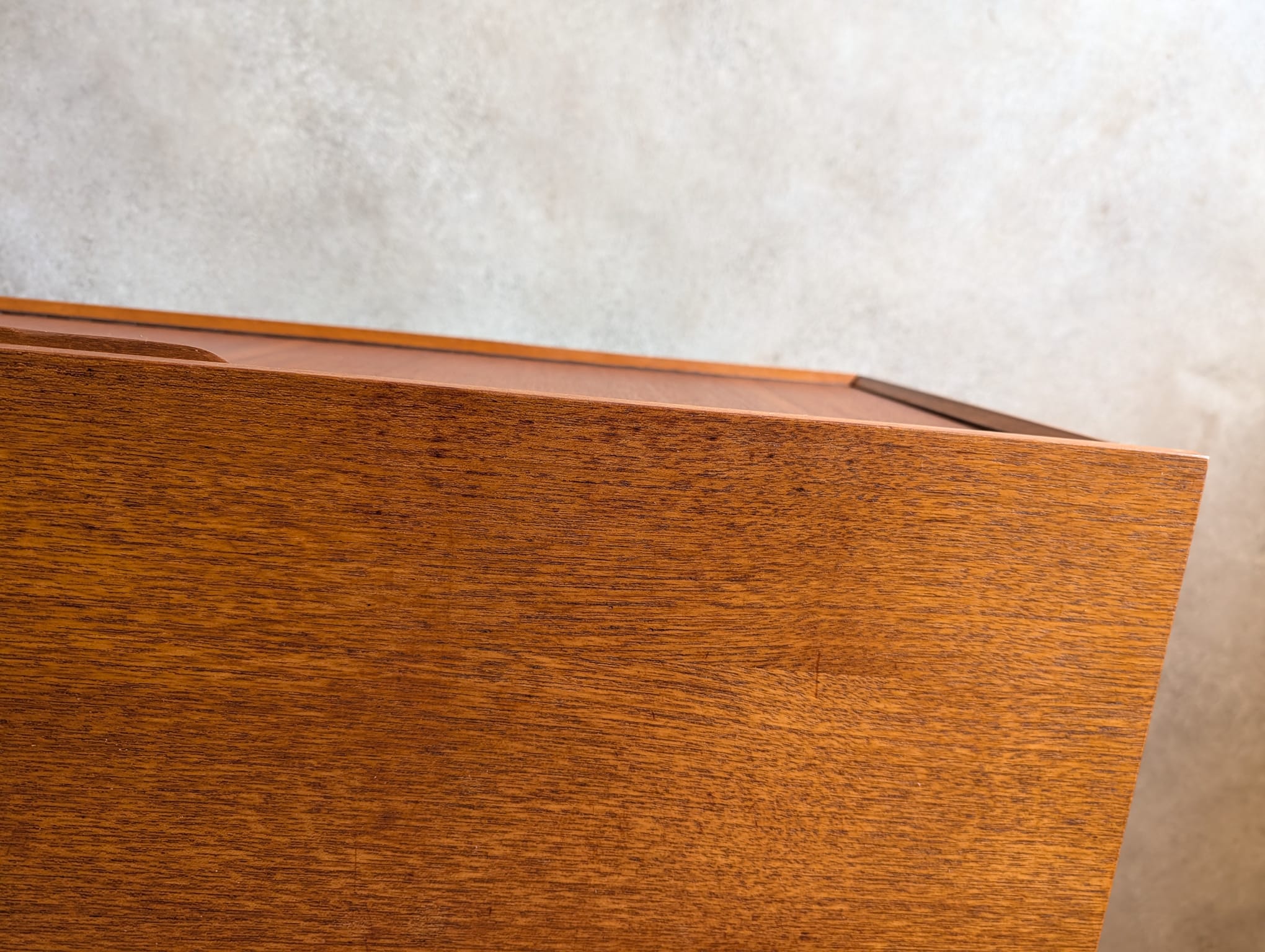Mid Century Dynatron Teak Record Cabinet /Vinyl LP Storage Media Cupboard 1960s