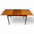 Mid Century Teak Dining Table - Butterfly Leaf Extending - MCM Danish Style