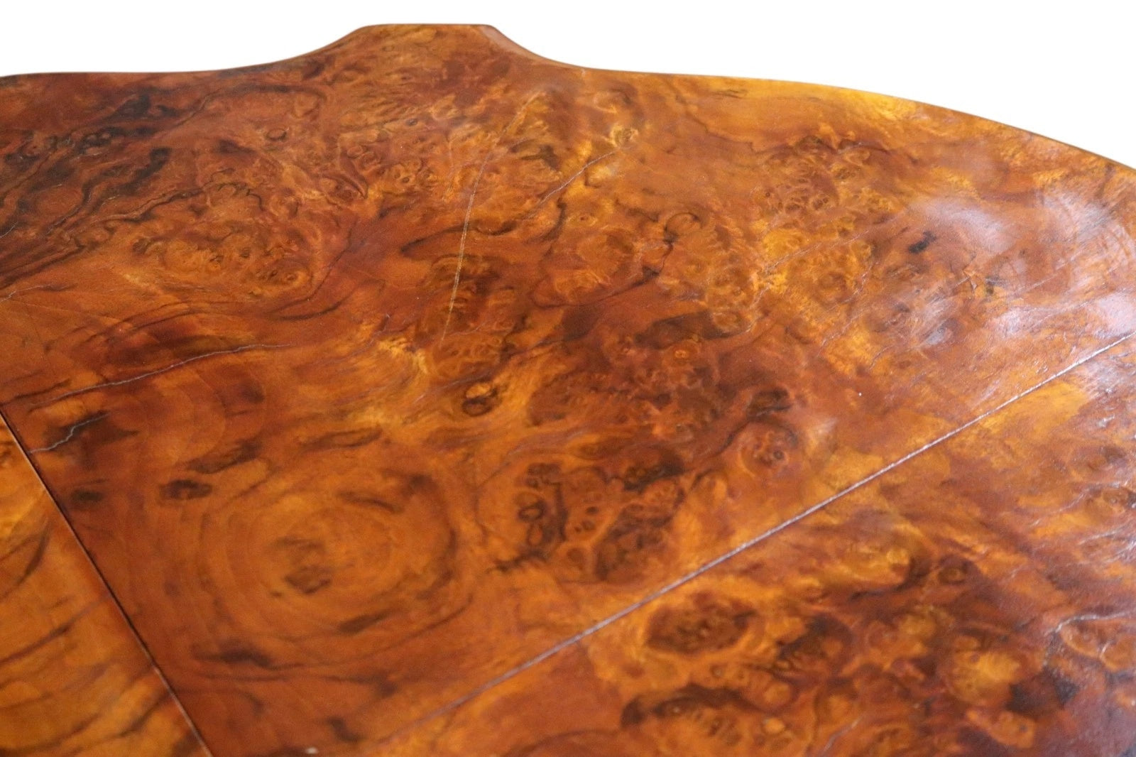 Victorian Burr Walnut Sutherland Table 19th Century Antique Drop Leaf Table