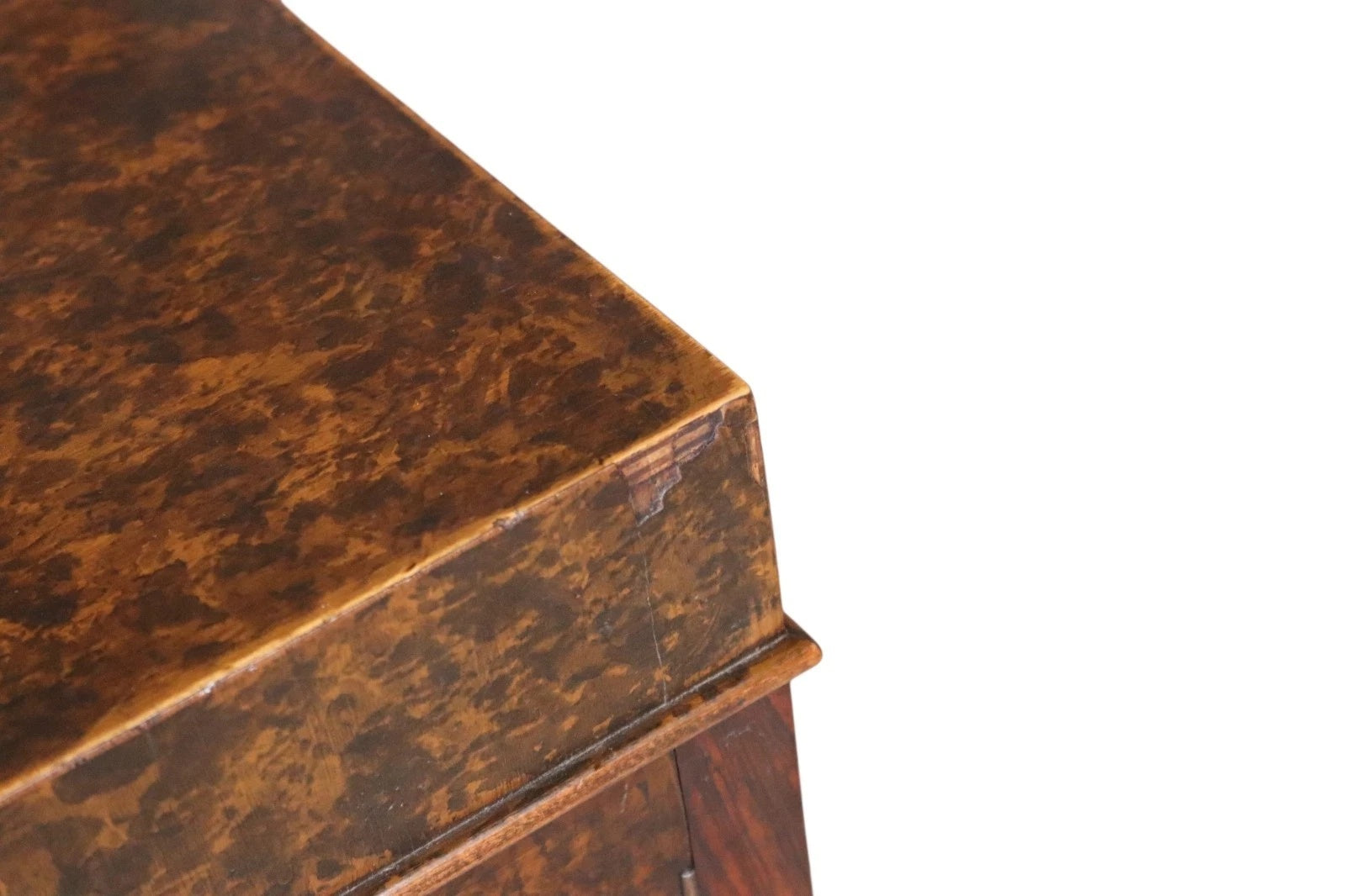 Art Deco Burr Walnut Sideboard Scalloped Gallery Buffet Credenza 1930s