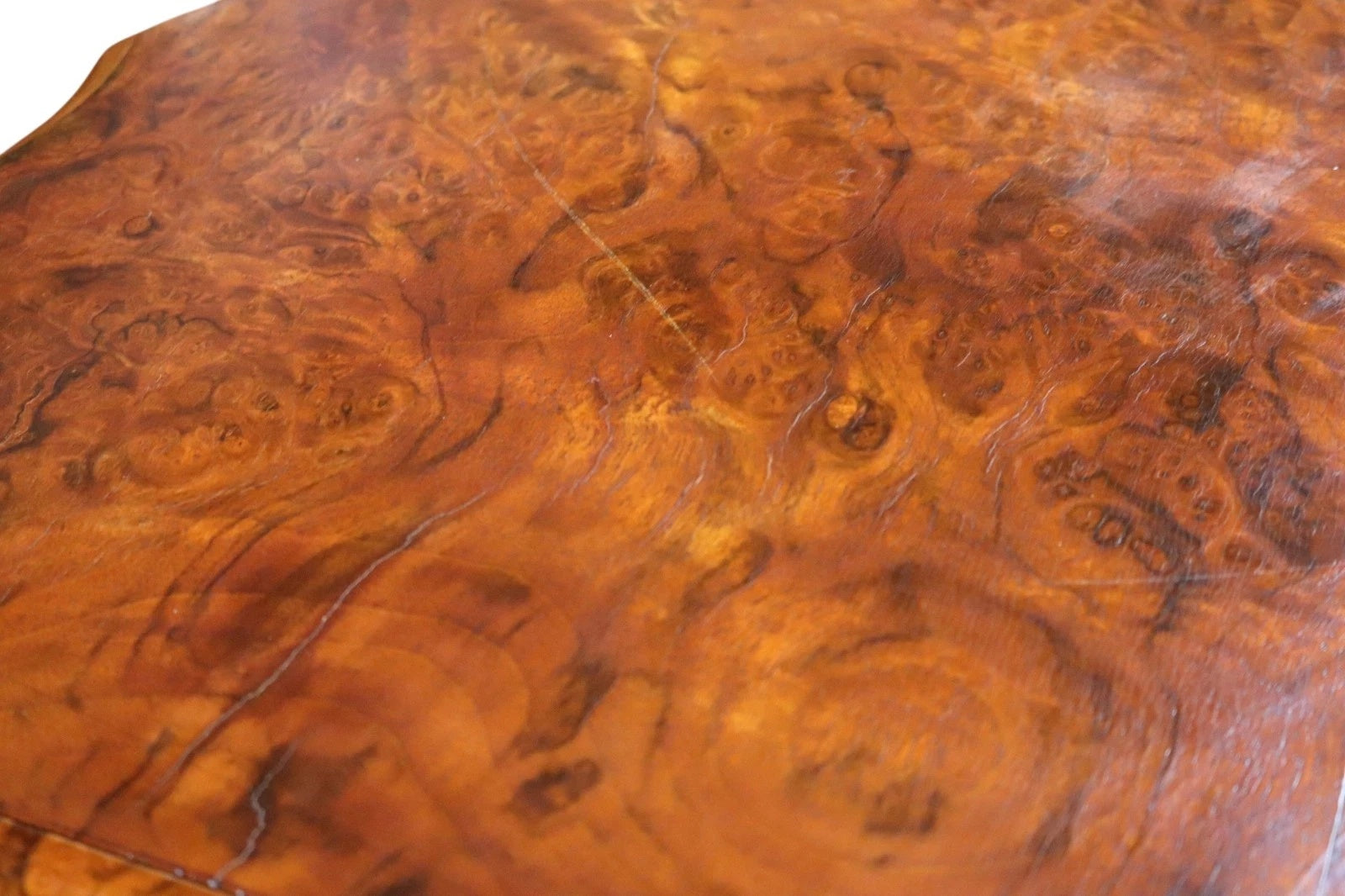 Victorian Burr Walnut Sutherland Table 19th Century Antique Drop Leaf Table