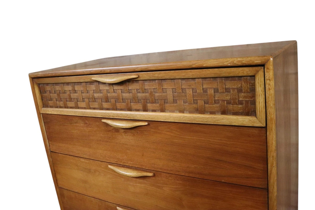Rare Mid Century Lane ' Perception ' Large Teak Chest of Drawers