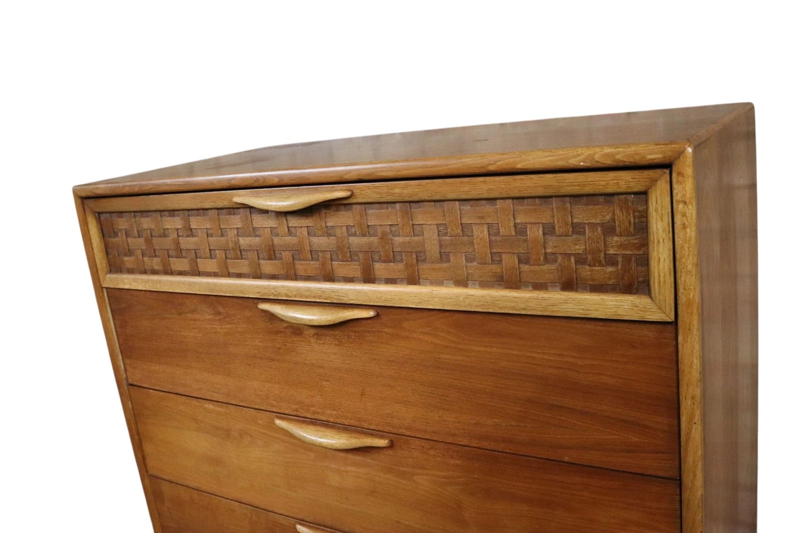 Rare Mid Century Lane ' Perception ' Large Teak Chest of Drawers