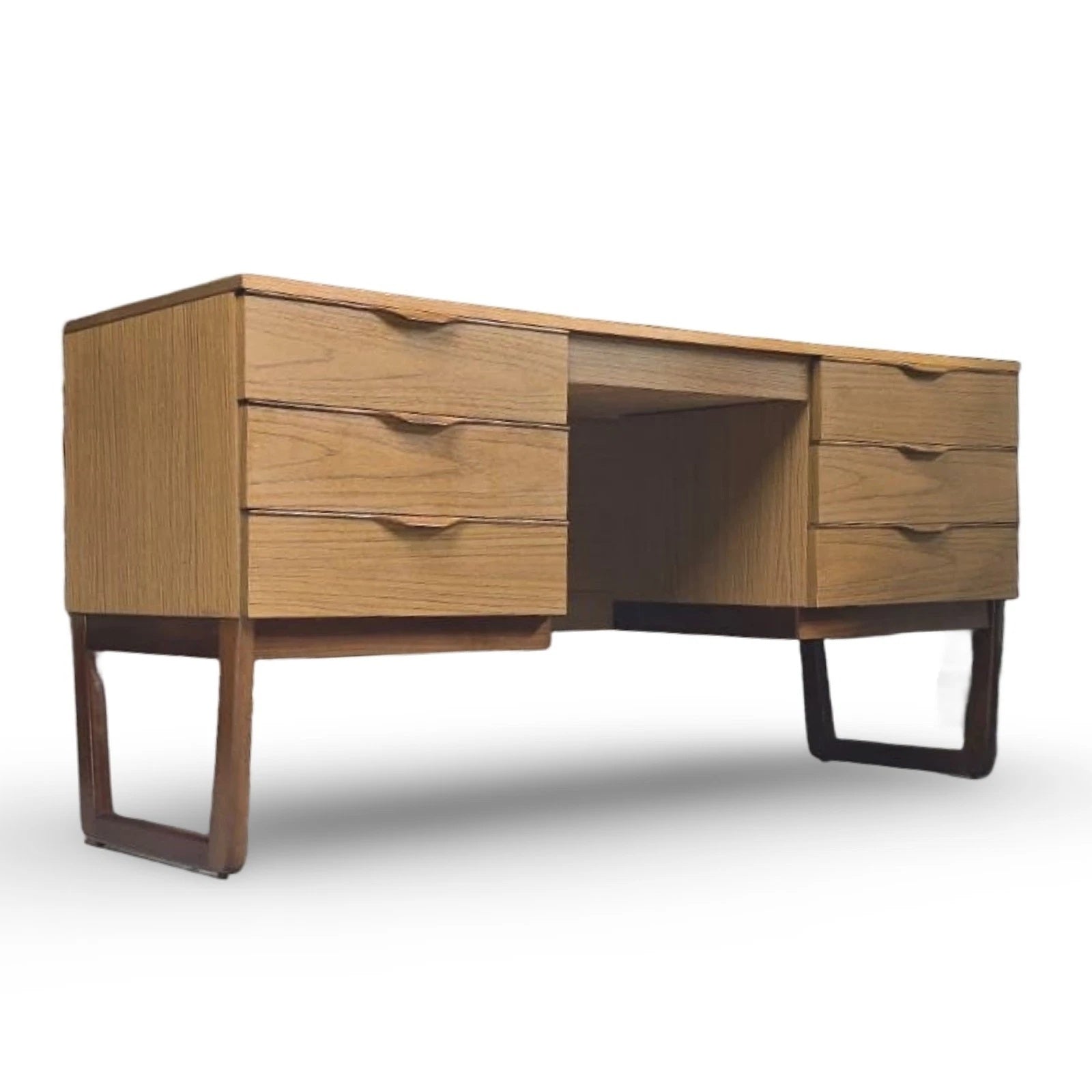 Vintage Mid Century Teak Europa Dressing Table / Desk Retro 1960s
