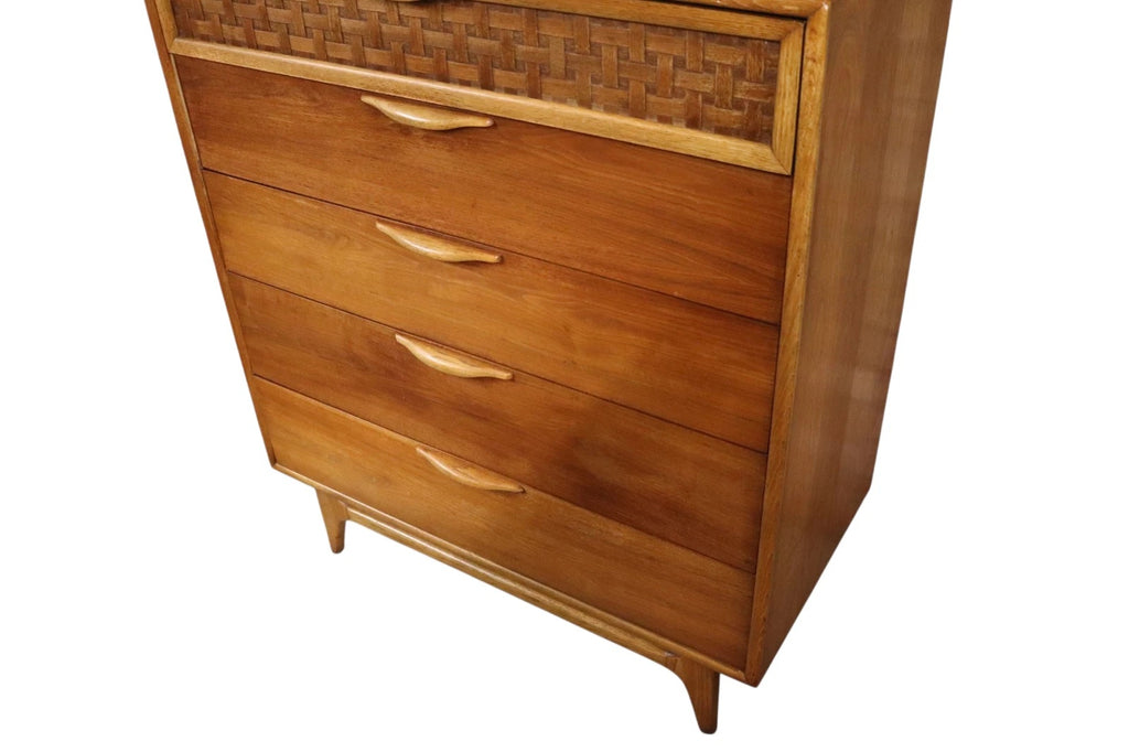 Rare Mid Century Lane ' Perception ' Large Teak Chest of Drawers