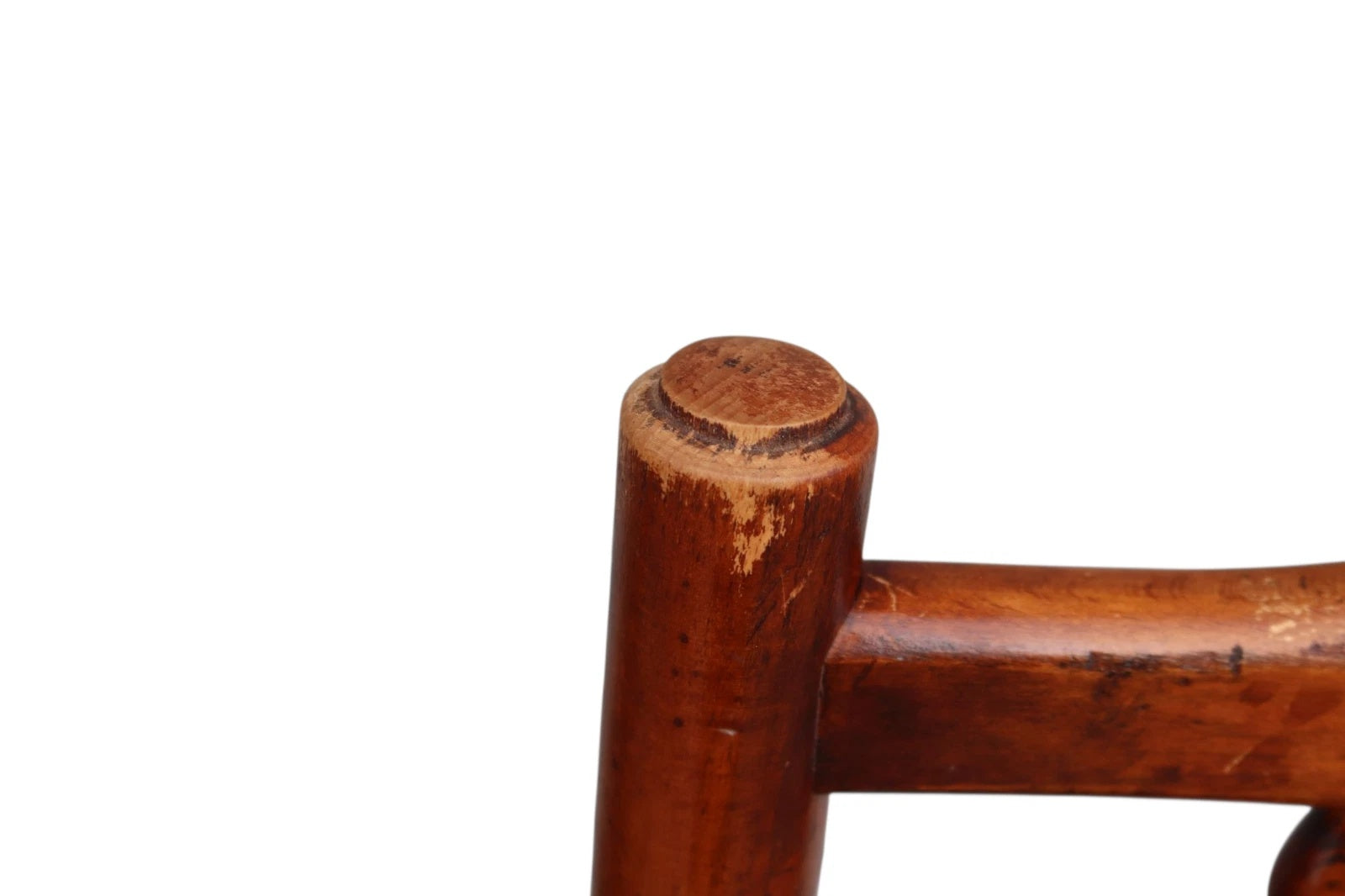 Set of 8 Antique Lancashire Elm & Ash Rush Seat Spindle Back Dining Chairs