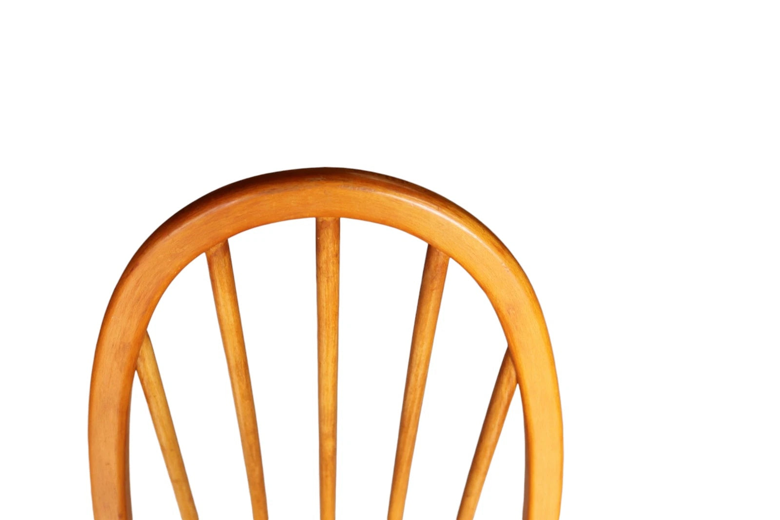 Vintage set of 4 Ercol Blonde Quaker Dining Chairs