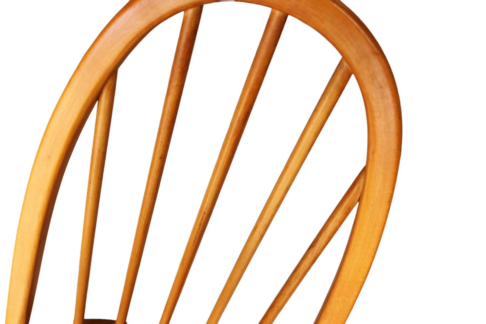 Vintage set of 4 Ercol Blonde Quaker Dining Chairs