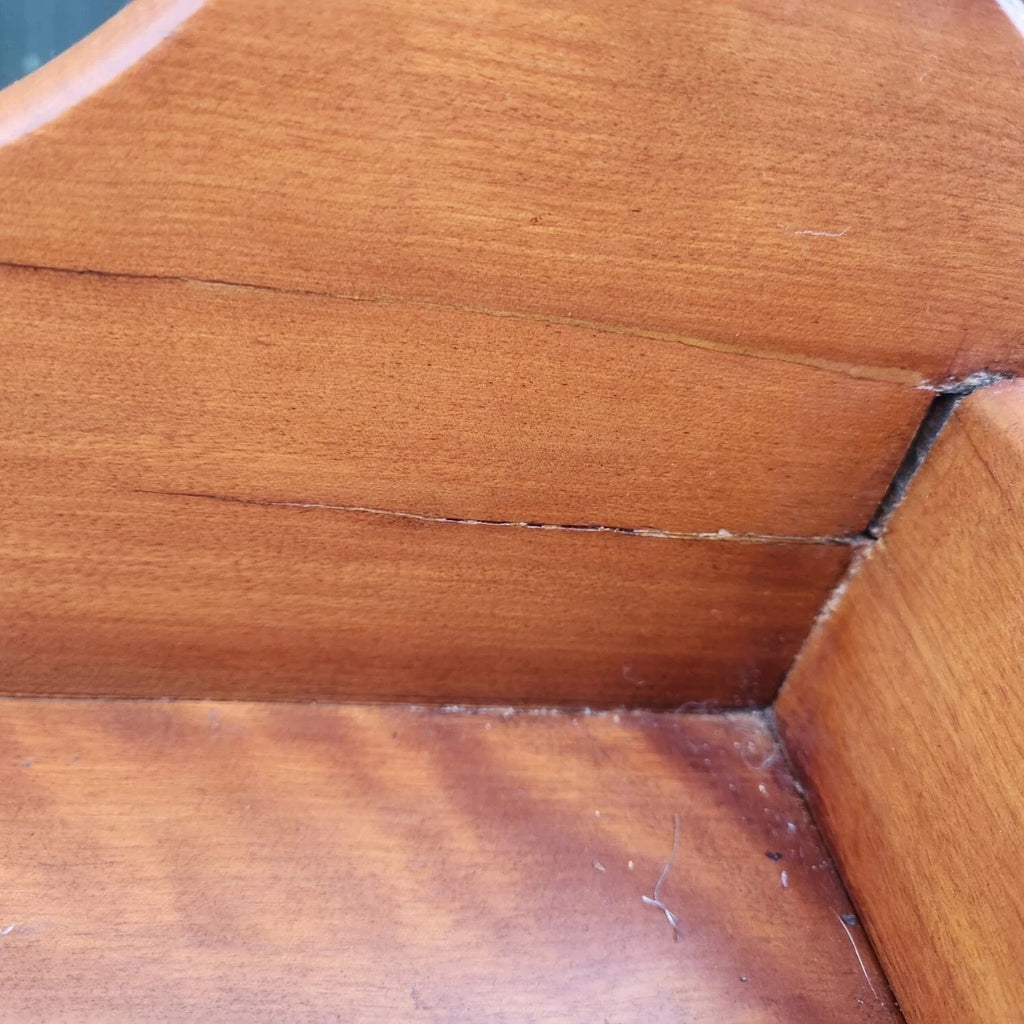Victorian Satin Birch two drawer gallery back writing table antique desk