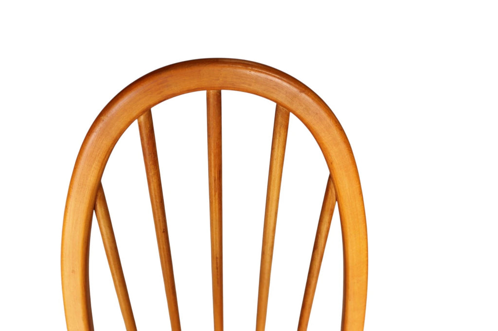 Vintage set of 4 Ercol Blonde Quaker Dining Chairs