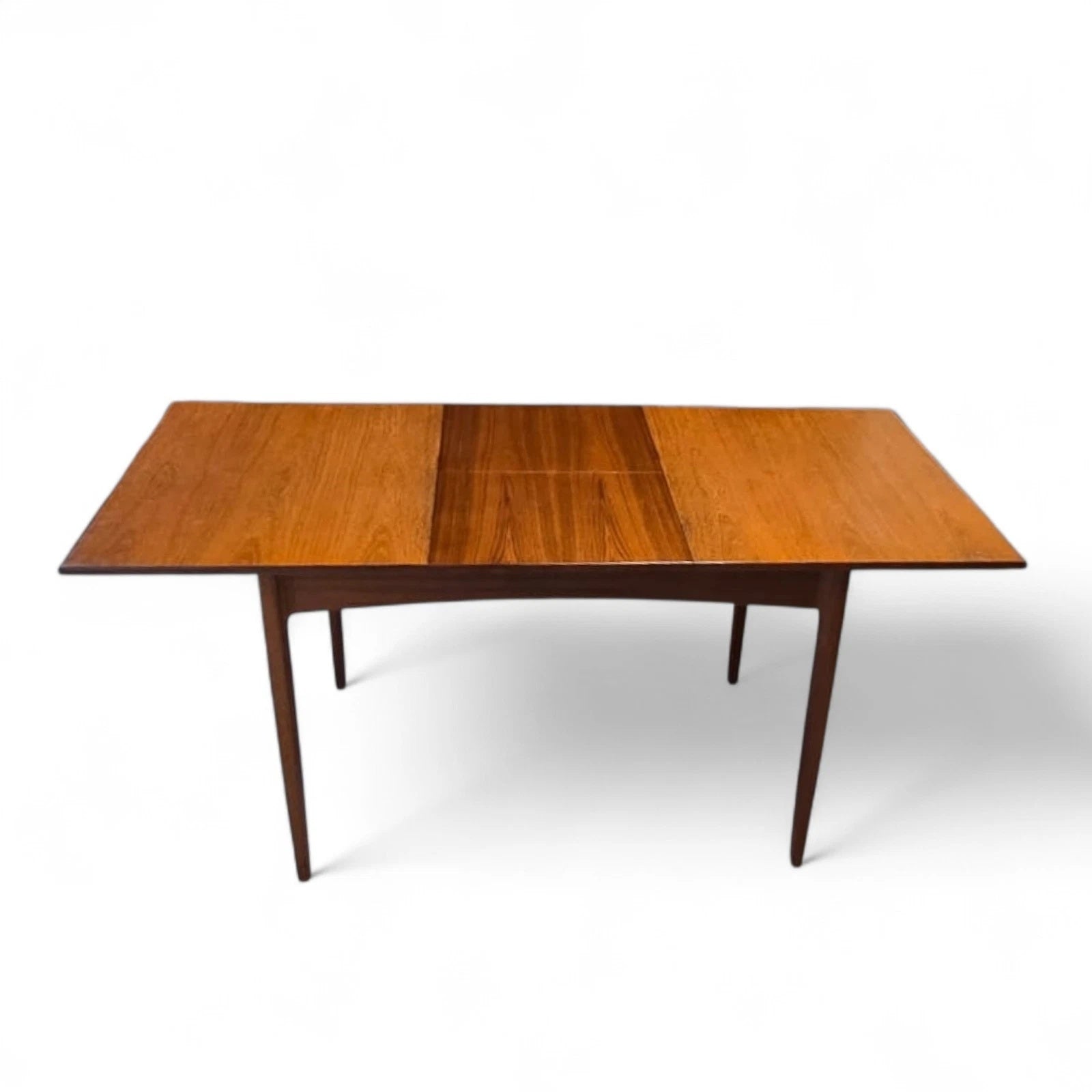 Mid Century Teak Dining Table - Butterfly Leaf Extending - MCM Danish Style