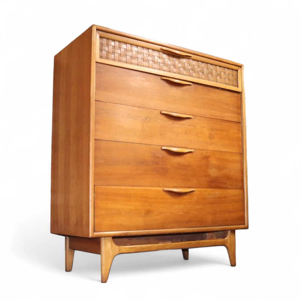 Rare Mid Century Lane ' Perception ' Large Teak Chest of Drawers