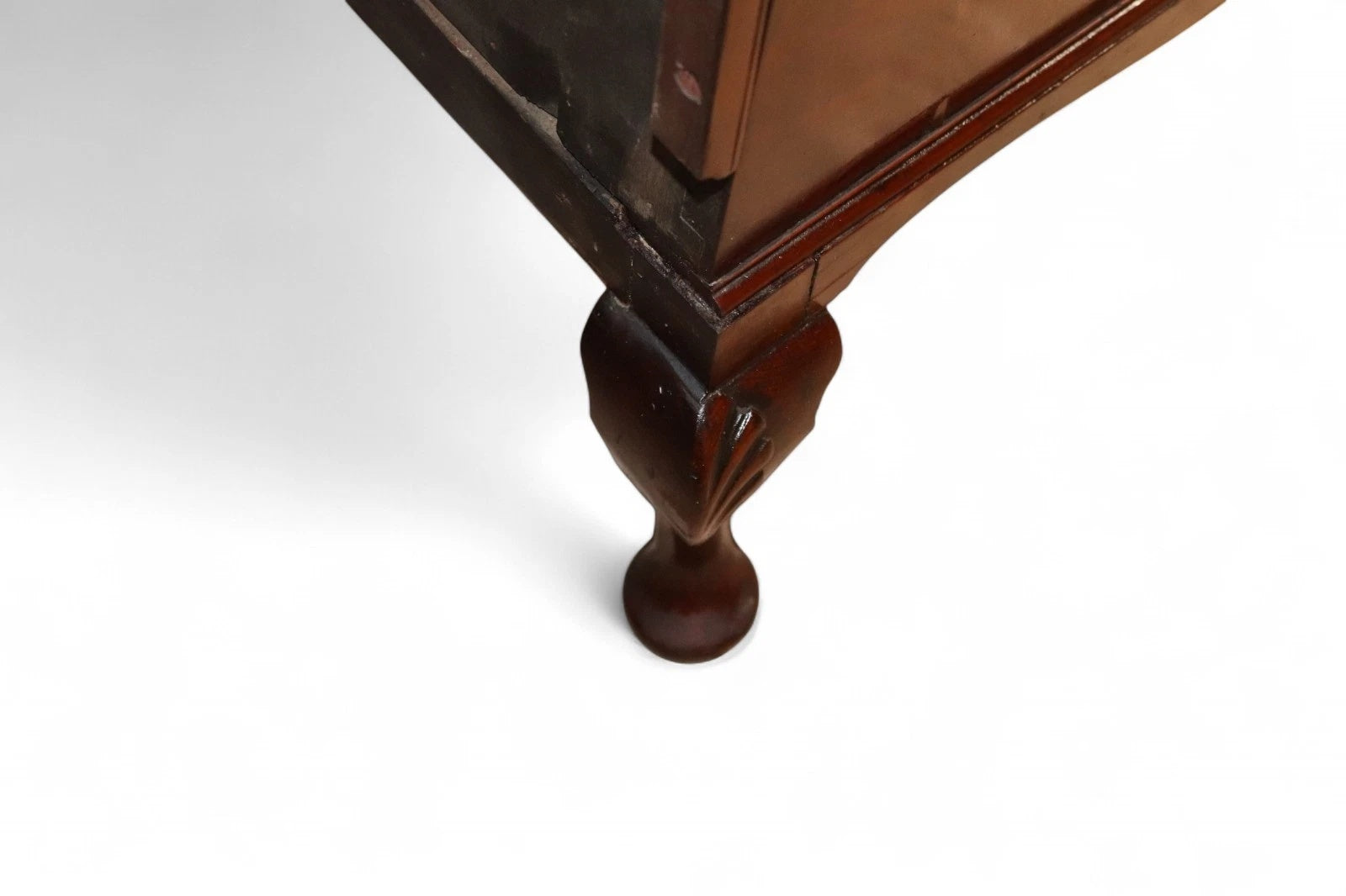 19thC Walnut Secretaire Chest George II Style Bureau Desk Antique Drawers