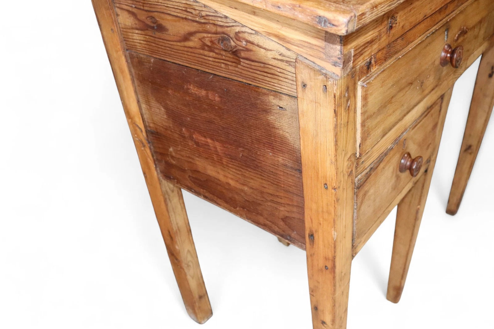 Victorian Antique Pine Clerks Desk Sloped Top Standing Desk