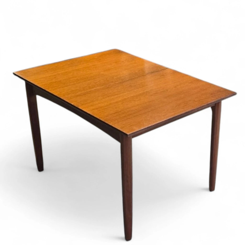 Mid Century Teak Dining Table - Butterfly Leaf Extending - MCM Danish Style