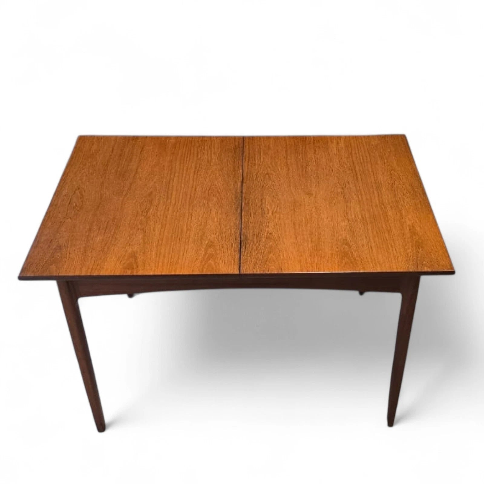 Mid Century Teak Dining Table - Butterfly Leaf Extending - MCM Danish Style
