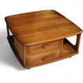 Vintage Ercol 'Golden Dawn' Pandora Elm Coffee Table