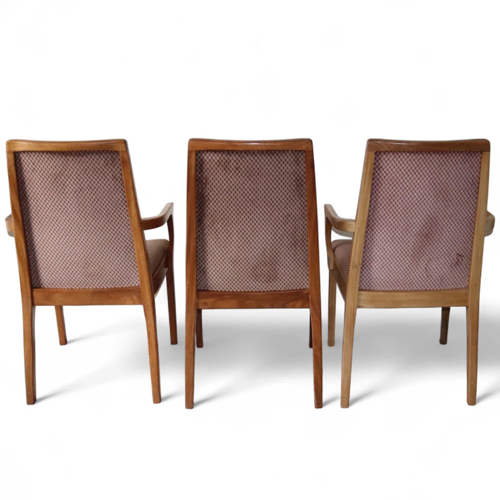 Set of 6 Mid Century Nathan Teak Dining Chairs - Including 2 carvers