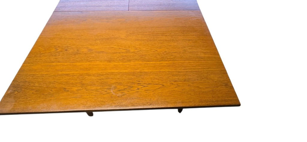 Mid Century Teak Dining Table - Butterfly Leaf Extending - MCM Danish Style