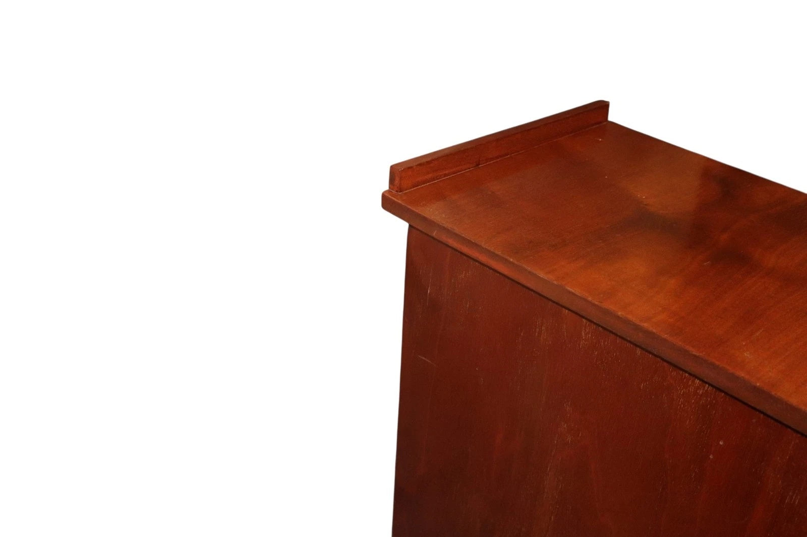 Pair of Vintage Victorian Style Walnut Bow Front Bedside Cupboards / Cabinets