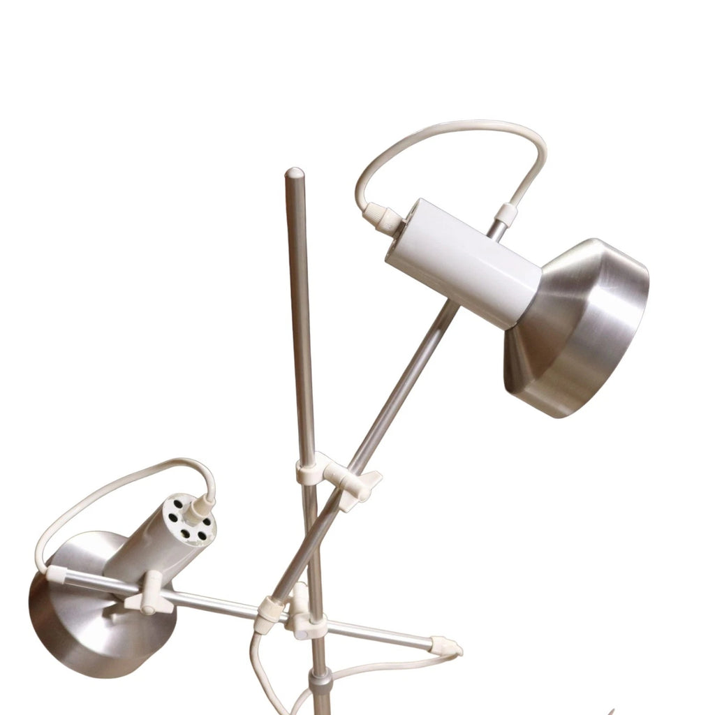 Mid Century Maclamp Style Twin Headed Spot Lamp Retro 1970s Floor Lamp