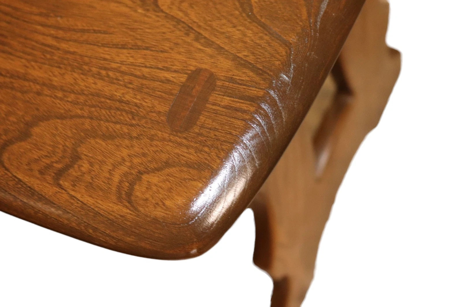 Vintage Ercol 'Golden Dawn' Elm Nest of Tables
