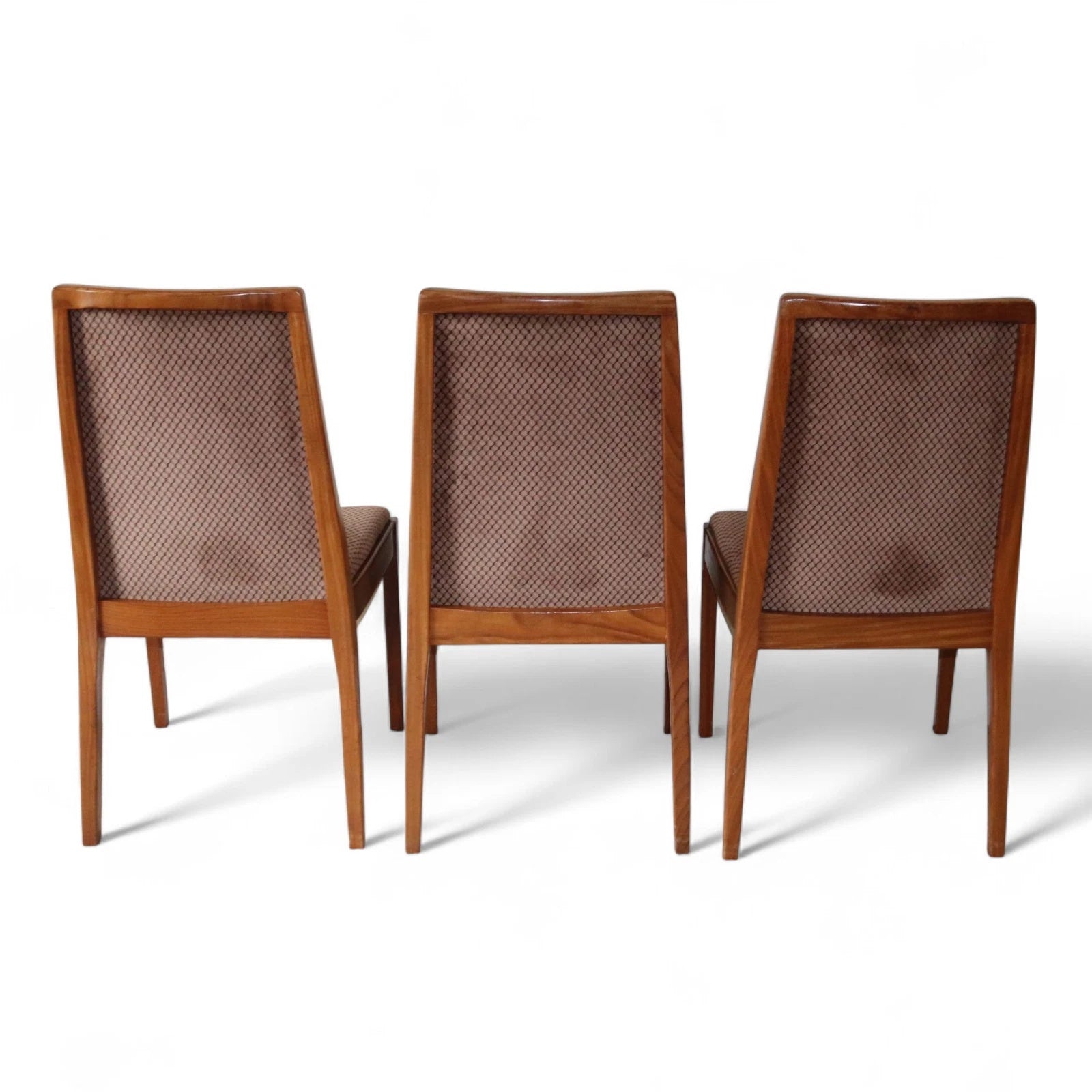 Set of 6 Mid Century Nathan Teak Dining Chairs - Including 2 carvers