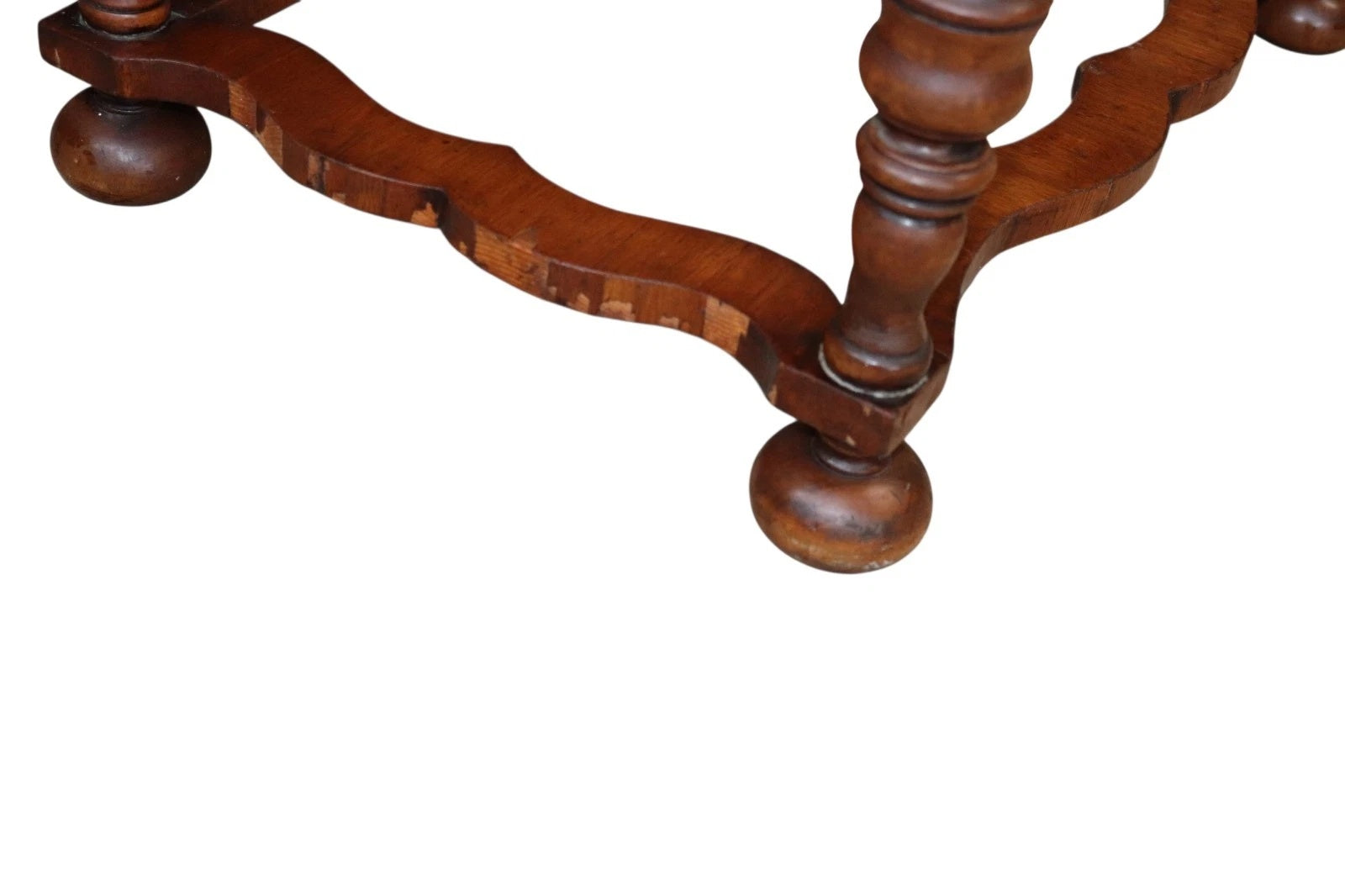 Early 20th Century Antique Burr Walnut William & Mary Style Lowboy Hall Table