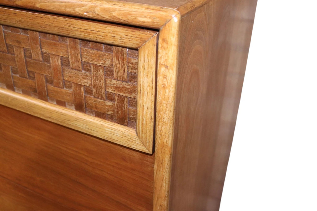 Rare Mid Century Lane ' Perception ' Large Teak Chest of Drawers