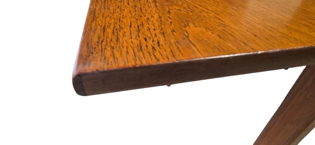 Mid Century Teak Dining Table - Butterfly Leaf Extending - MCM Danish Style