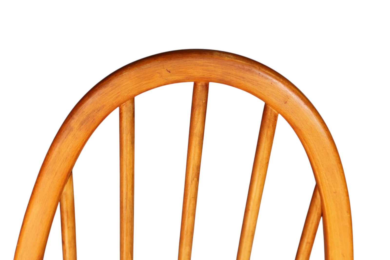 Vintage set of 4 Ercol Blonde Quaker Dining Chairs