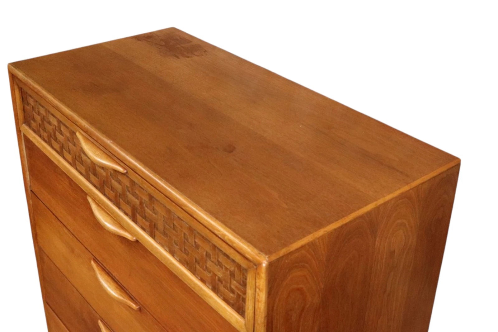 Rare Mid Century Lane ' Perception ' Large Teak Chest of Drawers