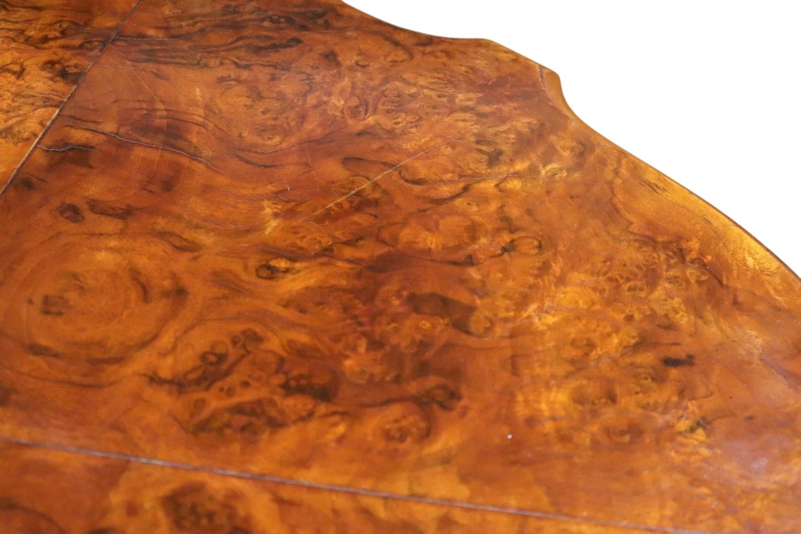 Victorian Burr Walnut Sutherland Table 19th Century Antique Drop Leaf Table