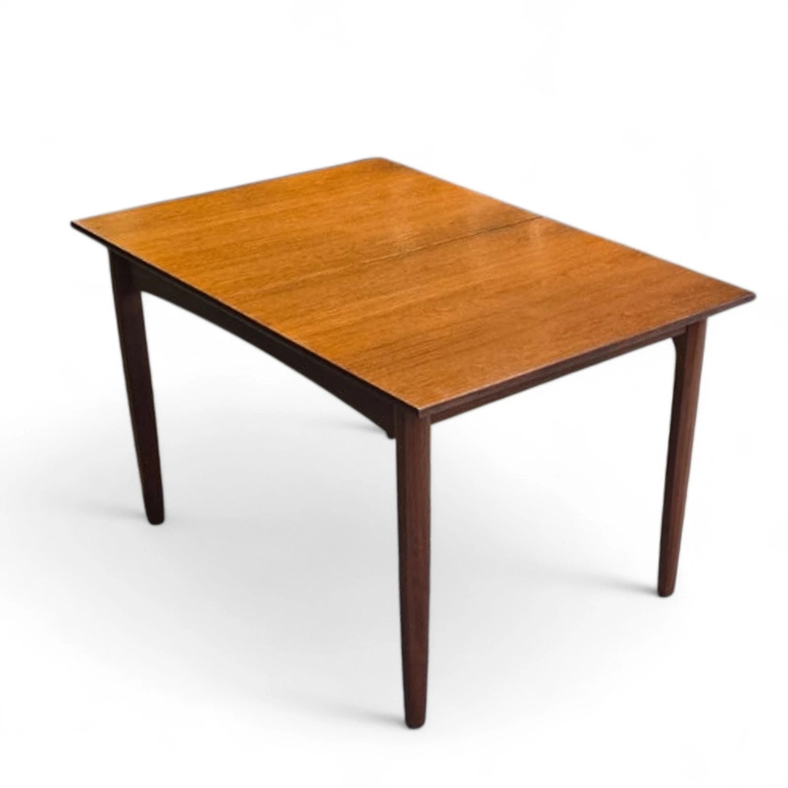 Mid Century Teak Dining Table - Butterfly Leaf Extending - MCM Danish Style