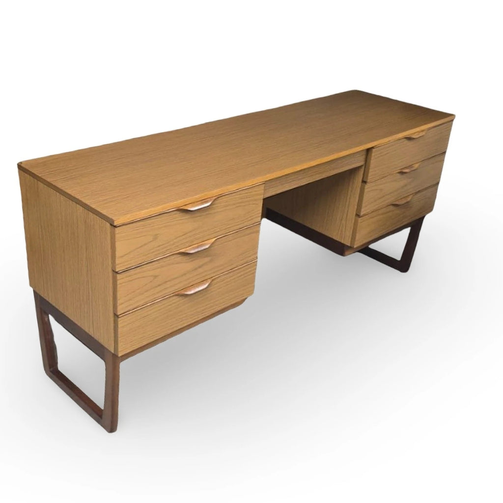 Vintage Mid Century Teak Europa Dressing Table / Desk Retro 1960s